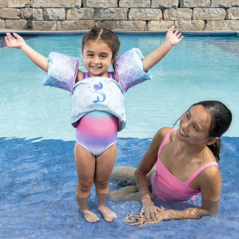 SwimWays  Swim Trainer Life Jacket  Mermaid