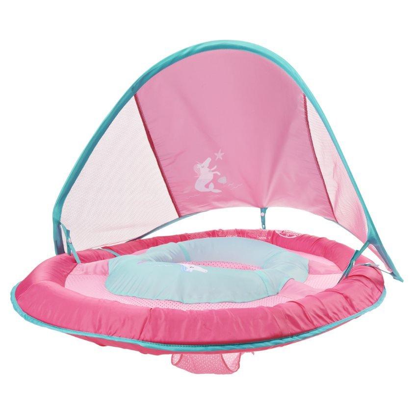 SwimWays  Baby Spring Float Sun Canopy  Pink Mermaid Unicorn