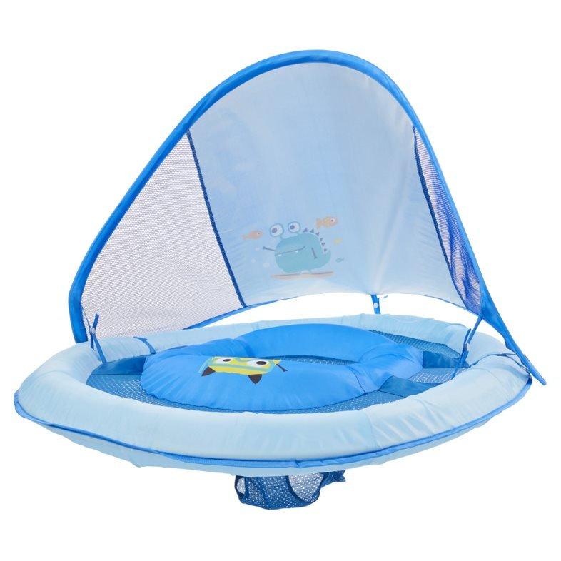 SwimWays  Baby Spring Float Sun Canopy  Blue Sea Monster