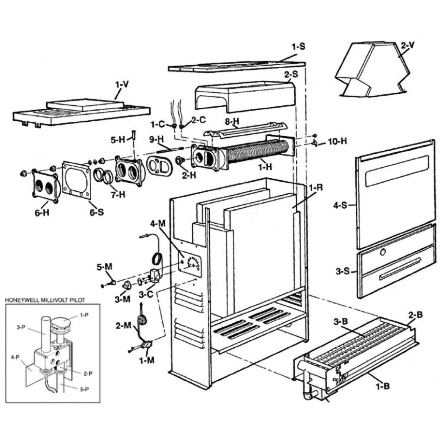 Raypak Heater 053 Replacement Parts