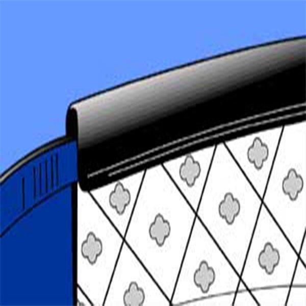 Pool Liner Coping Strips Overlap Liner Clips In The Swim