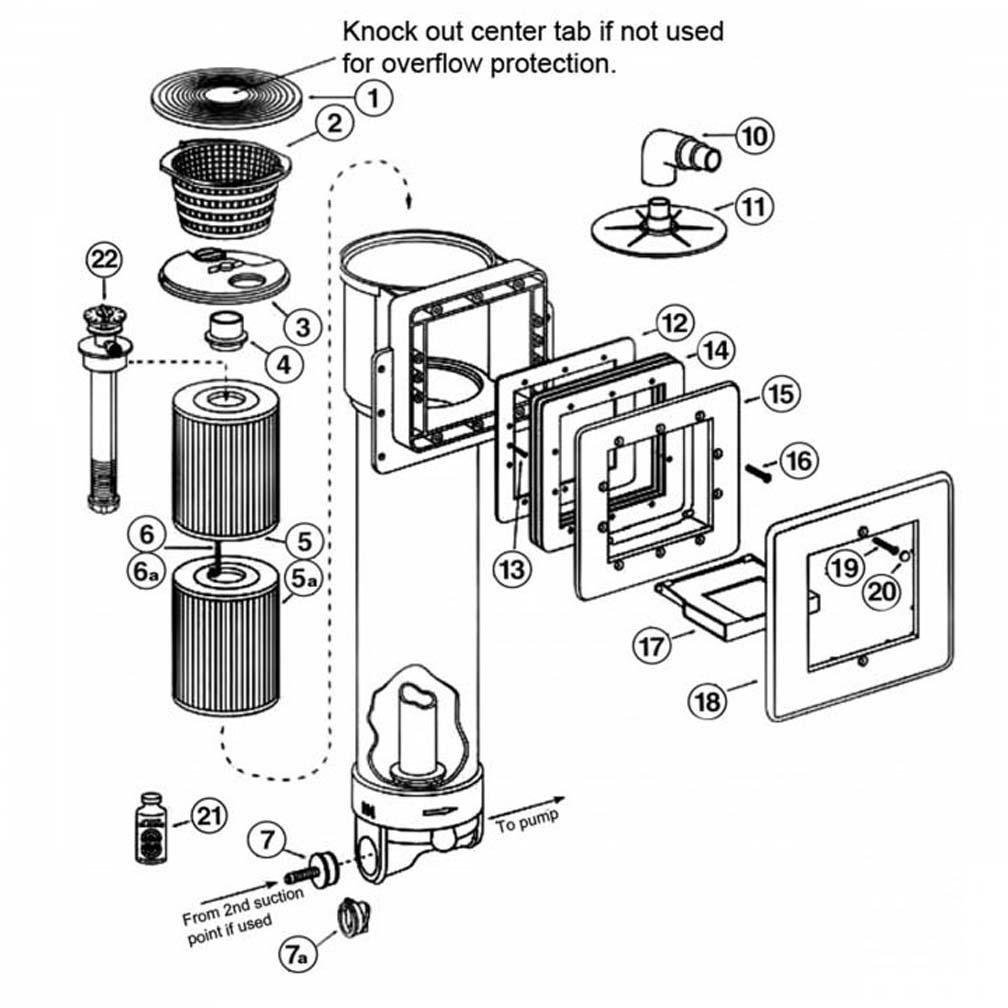 Pentair Dynamic Series IV DSF Filter Parts