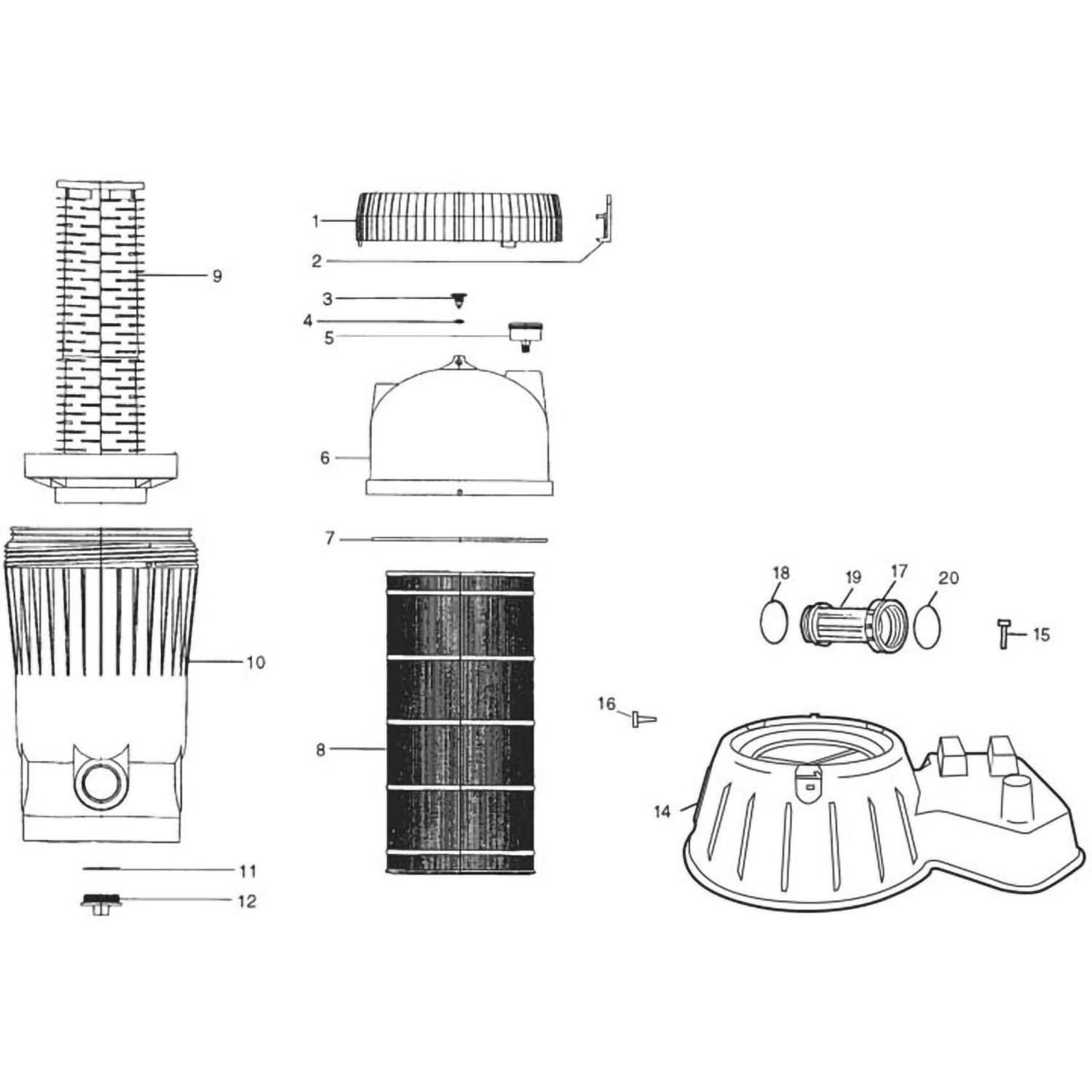 Jacuzzi Sher 80, 120, 160 & 200 Series Part List