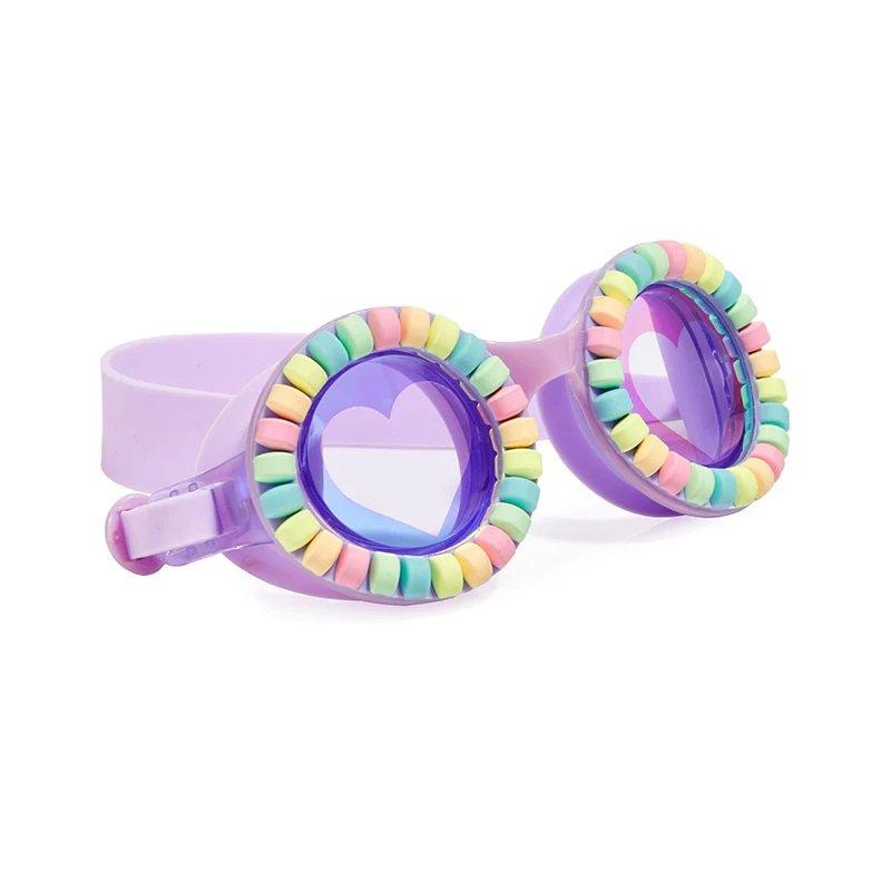 Lovely Lilac Pool Jewel Swimming Goggles