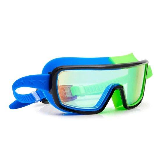 Cyborg Cyan Prismatic Swimming Goggles