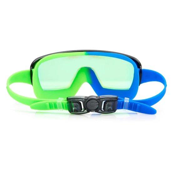 Cyborg Cyan Prismatic Swimming Goggles