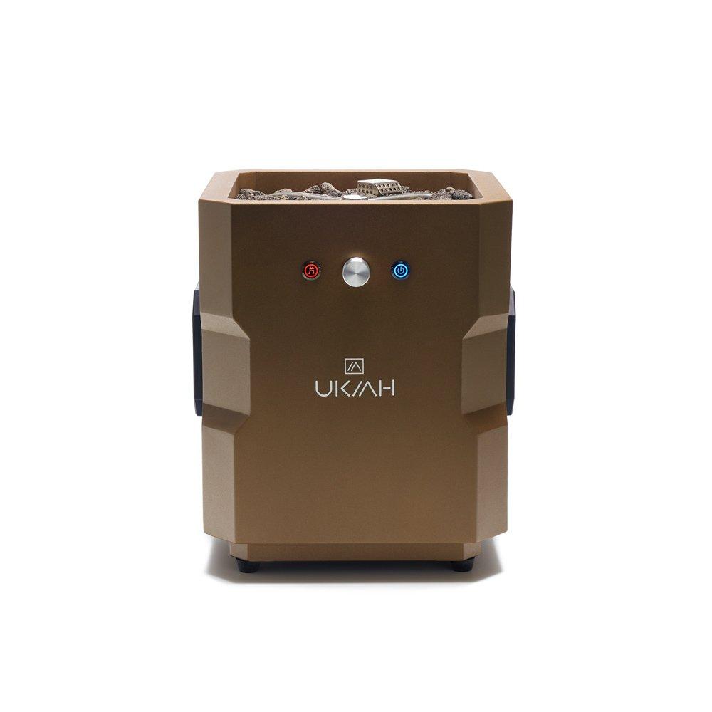 Ukiah  Tailgater II Premium Portable Audio Gas Fire Pit with Beat to Music Technology Bronze