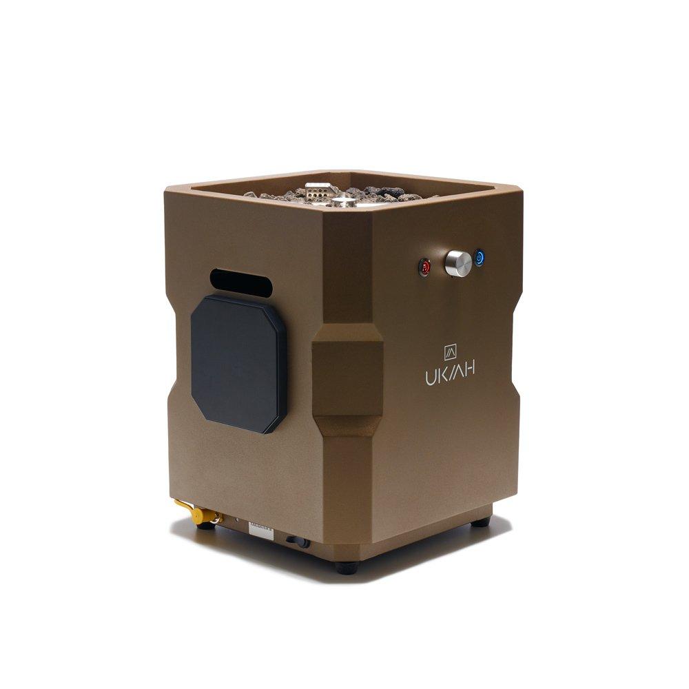 Tailgater II Premium Portable Audio Gas Fire Pit with Beat to Music Technology, Bronze