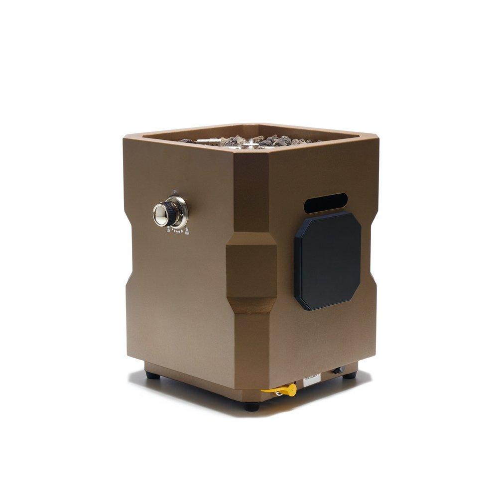 Ukiah  Tailgater II Premium Portable Audio Gas Fire Pit with Beat to Music Technology Bronze