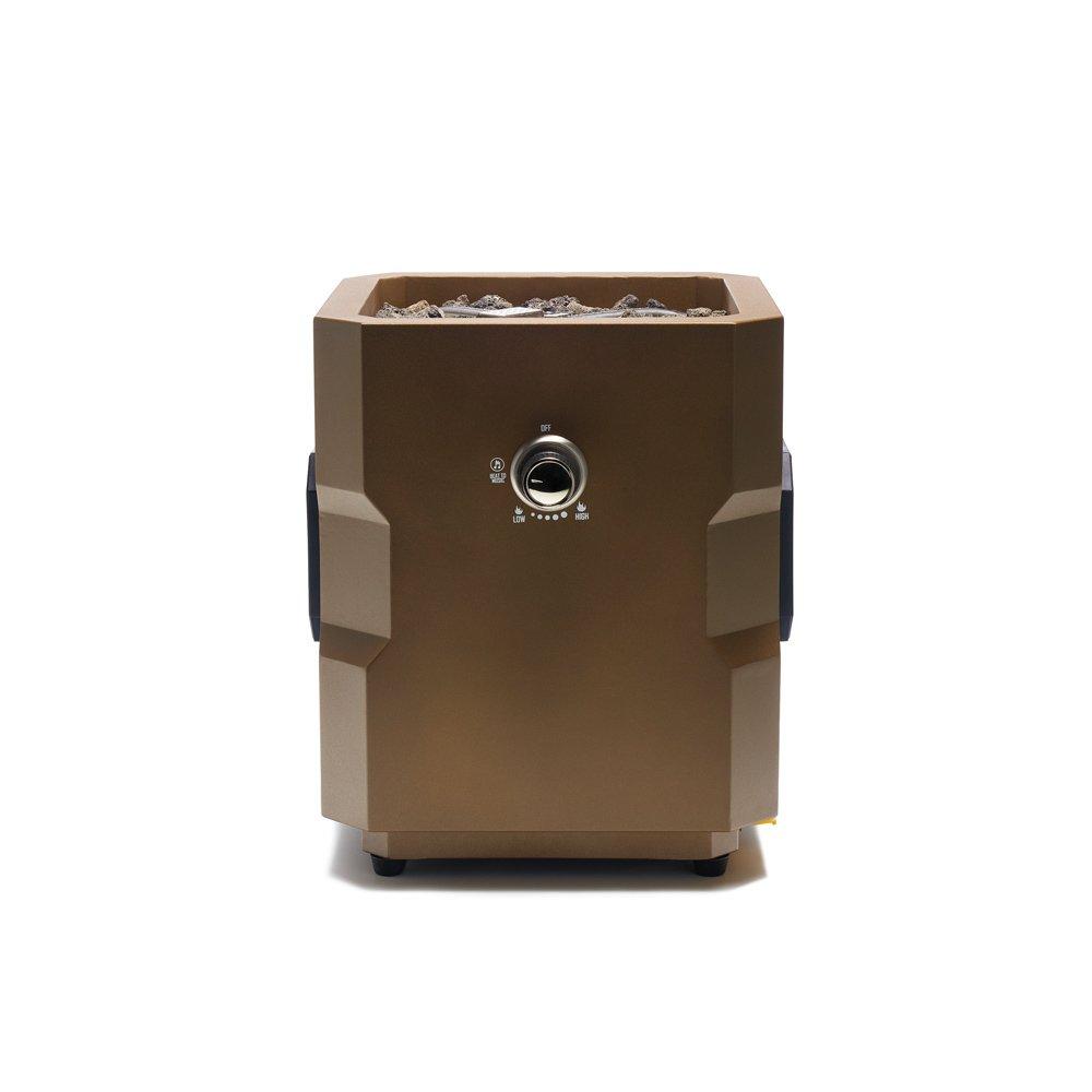 Ukiah  Tailgater II Premium Portable Audio Gas Fire Pit with Beat to Music Technology Bronze