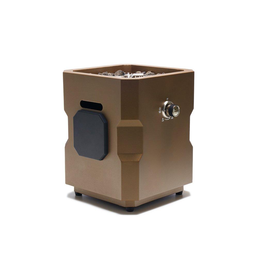 Ukiah  Tailgater II Premium Portable Audio Gas Fire Pit with Beat to Music Technology Bronze