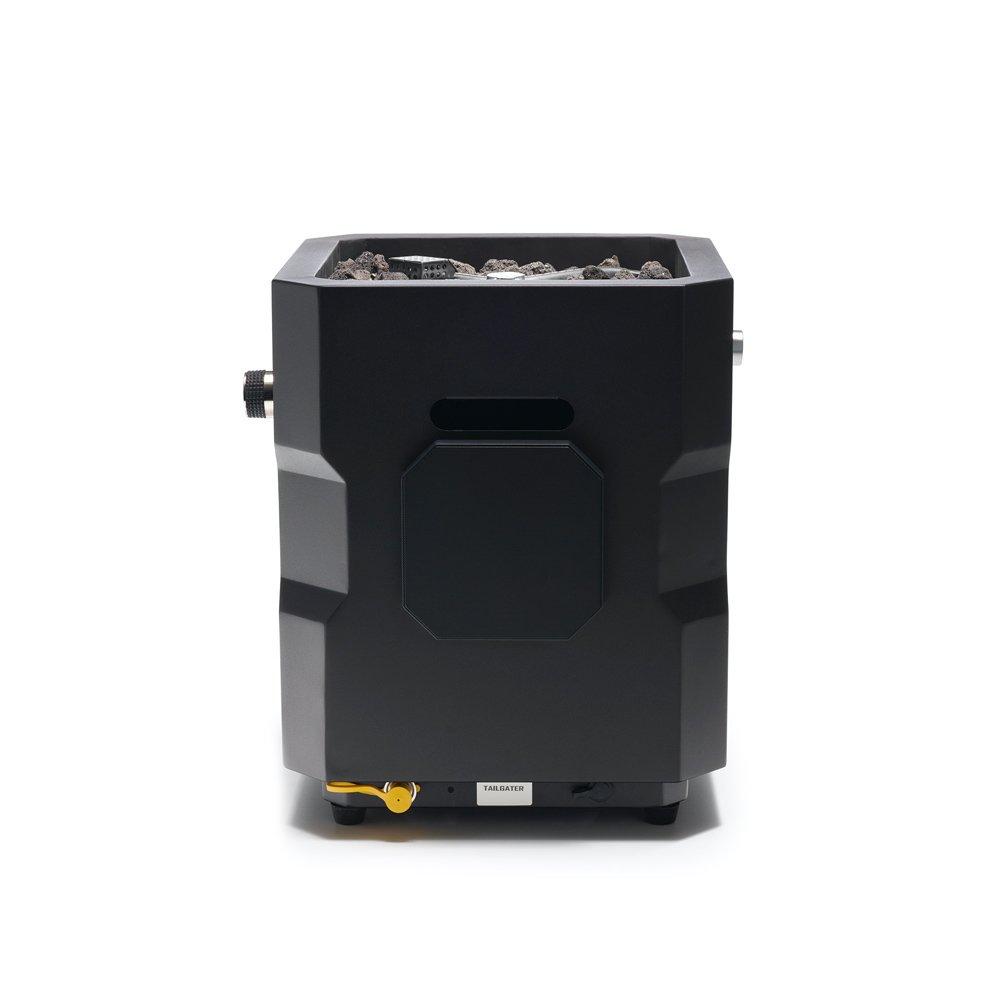 Ukiah  Tailgater II Premium Portable Audio Gas Fire Pit with Beat to Music Technology Black