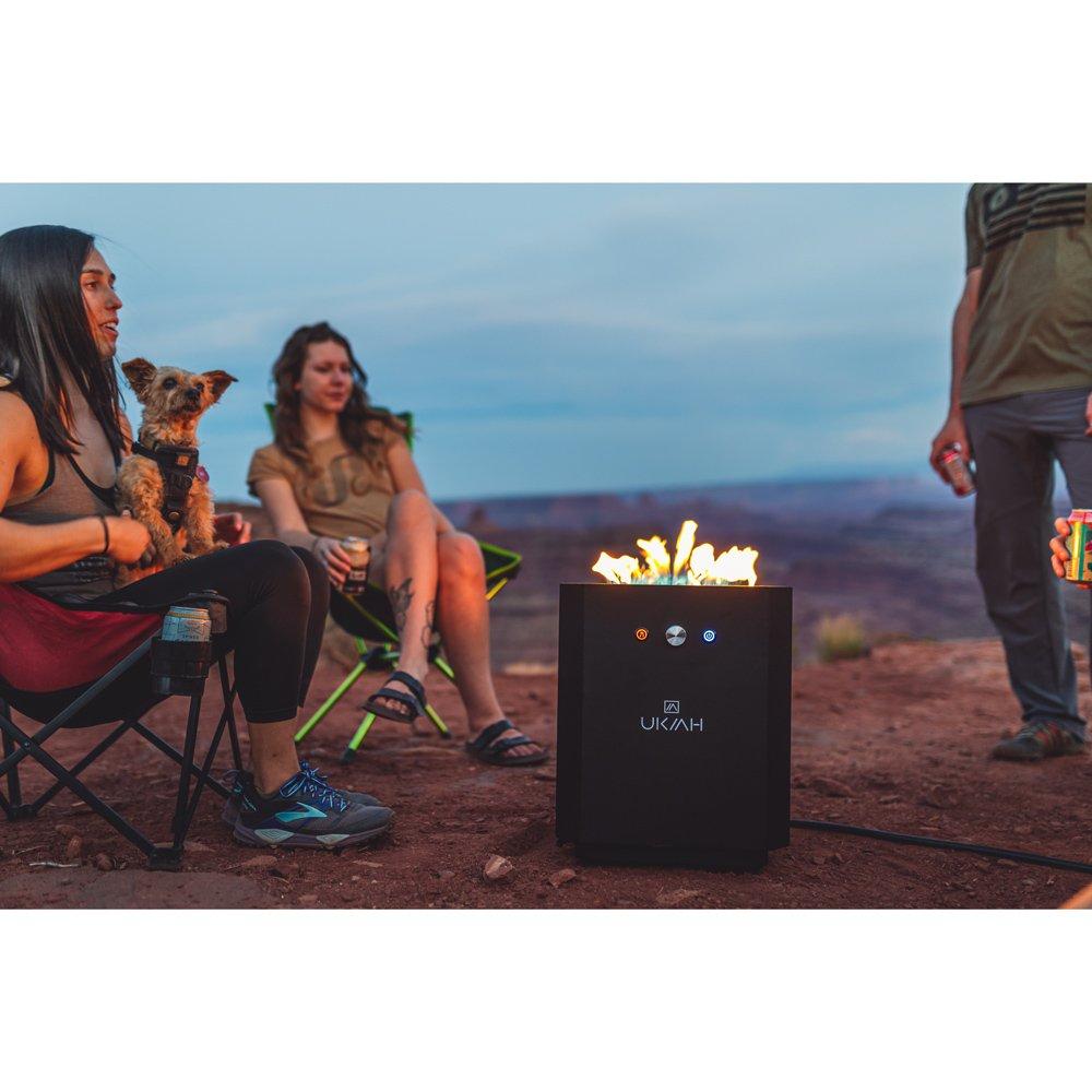 Ukiah  Note Deluxe Audio Fire Pit with Beat to Music Technology