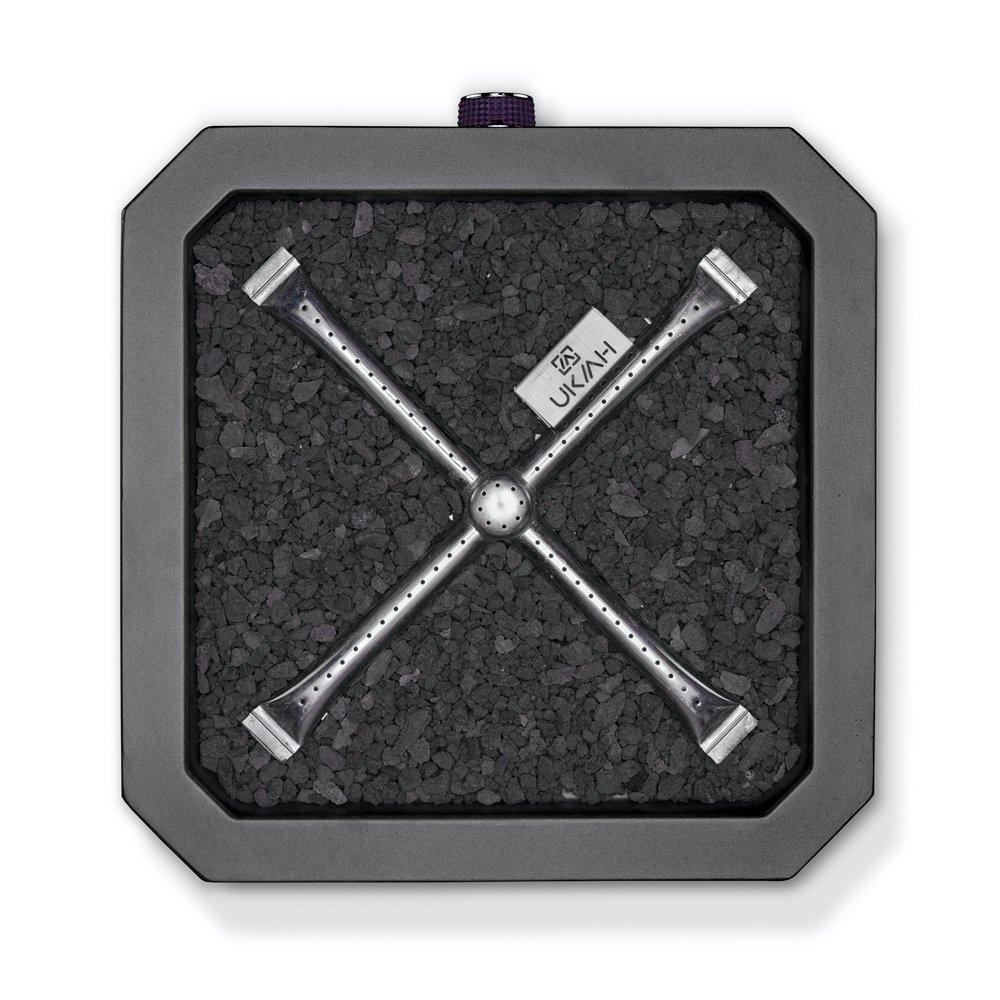 Ukiah  Tailgater X Portable Propane Fire Pit Black