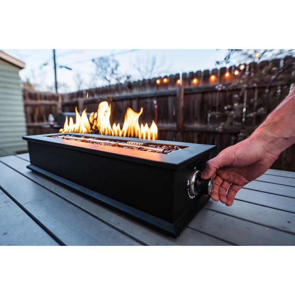 Ukiah  Loom X Tabletop Gas Fire Pit