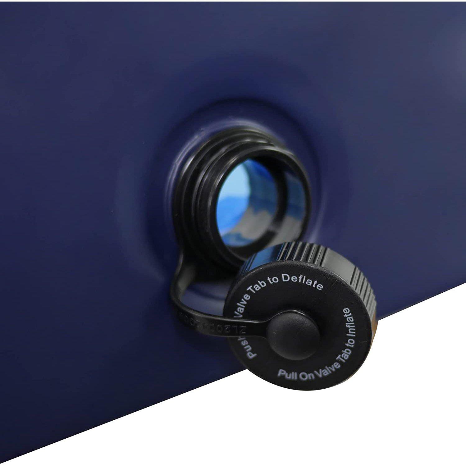 Large Rectangular Portable Pet Pool, Blue, 43" x 27" x 12"