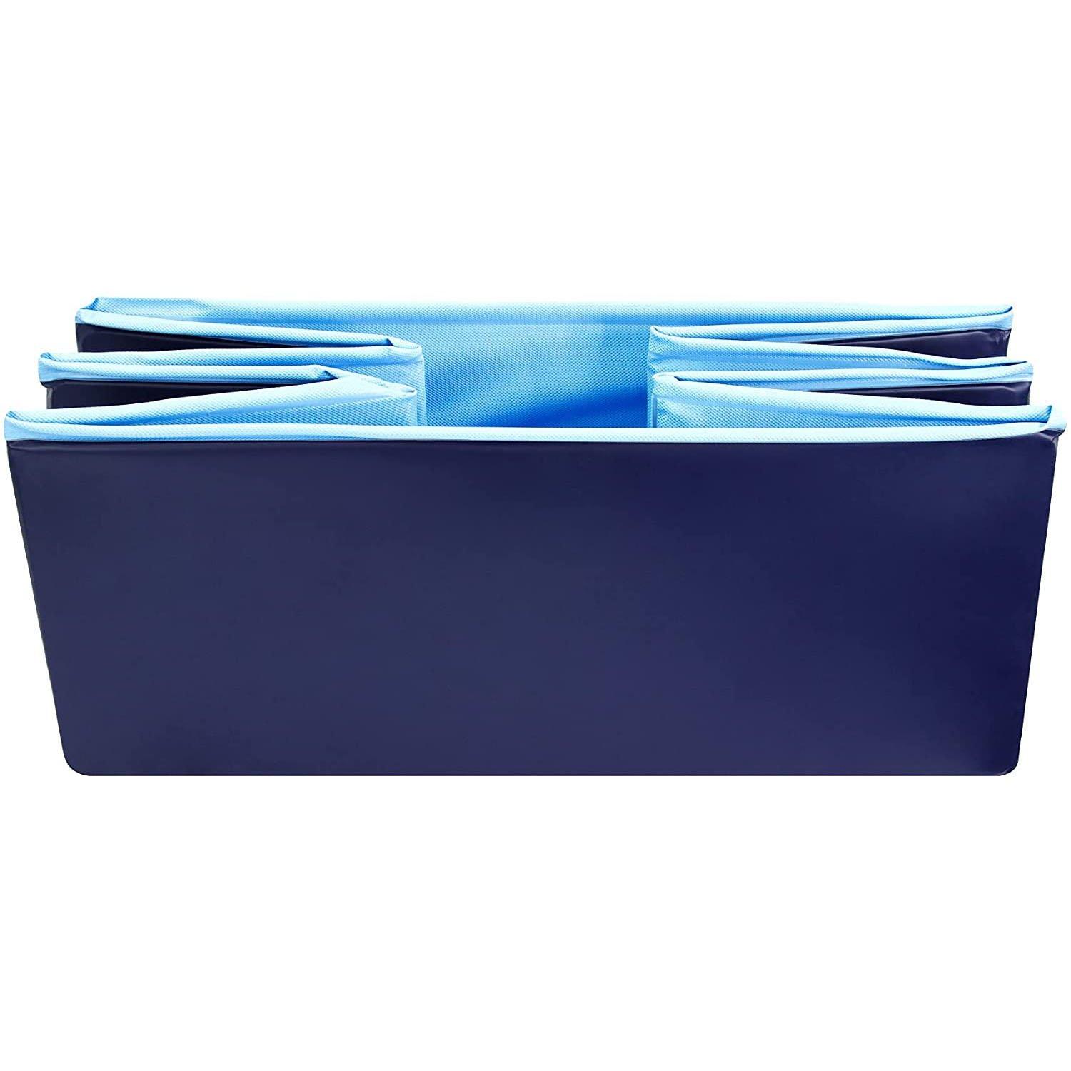 Small Rectangular Portable Pet Pool, Blue, 31" x 20" x 8"