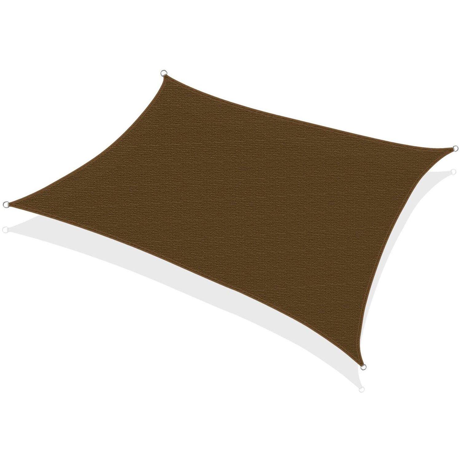 Onix  8 x 12 Sun Shade Sail Brown