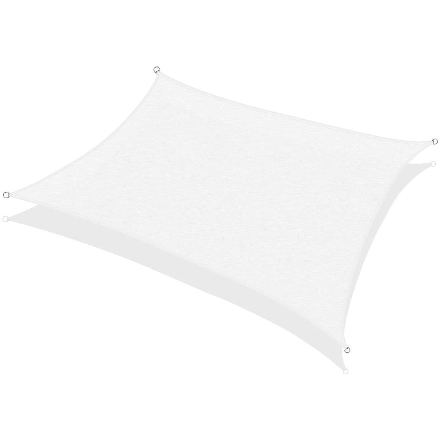 12' x 16' Sun Shade Sail, White