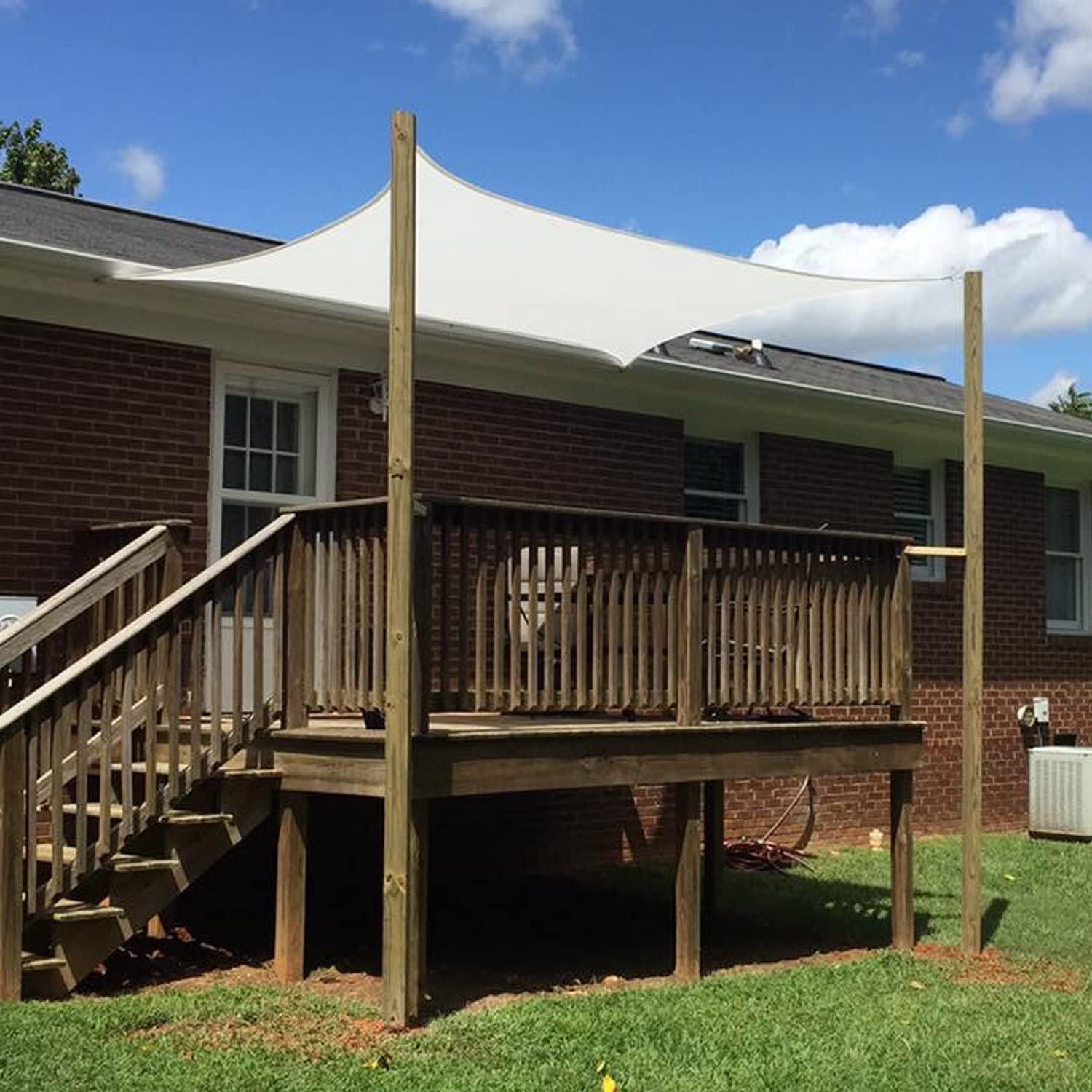 12' x 16' Sun Shade Sail, White