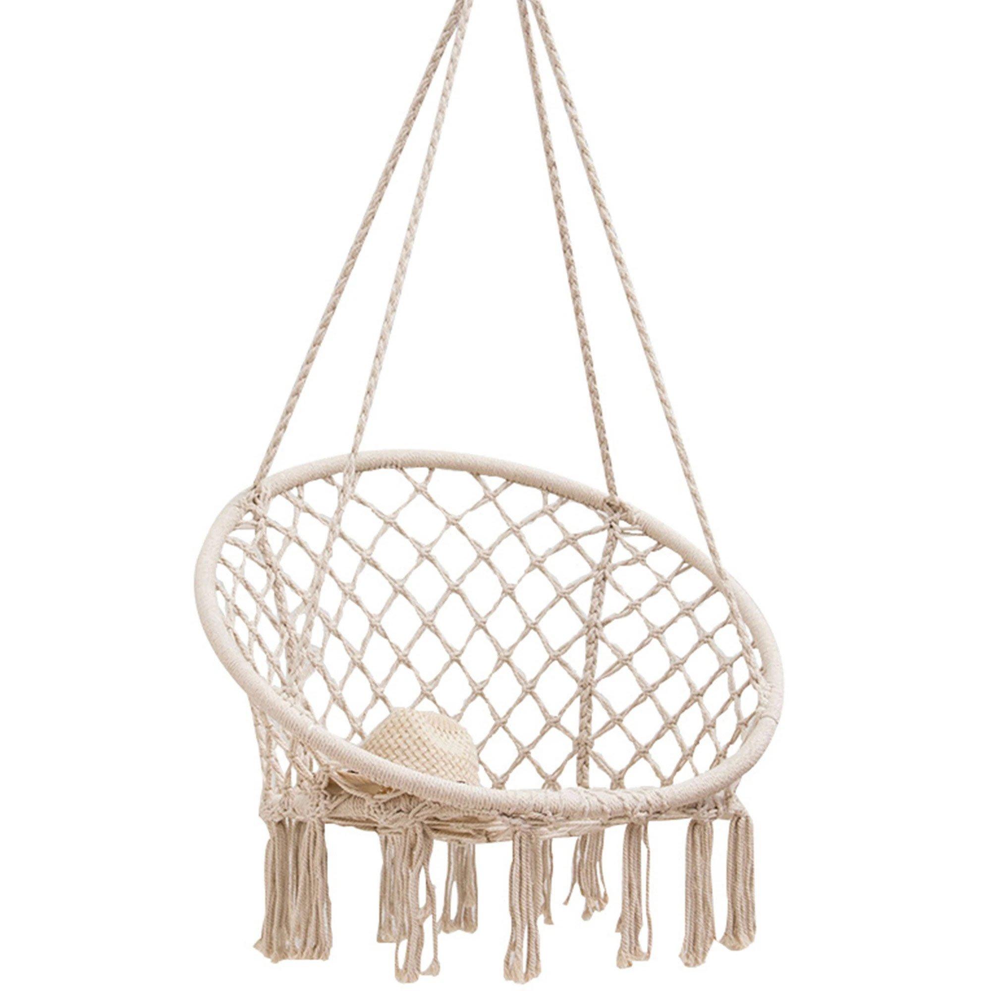 Onix  Macrame Chair Hammock White