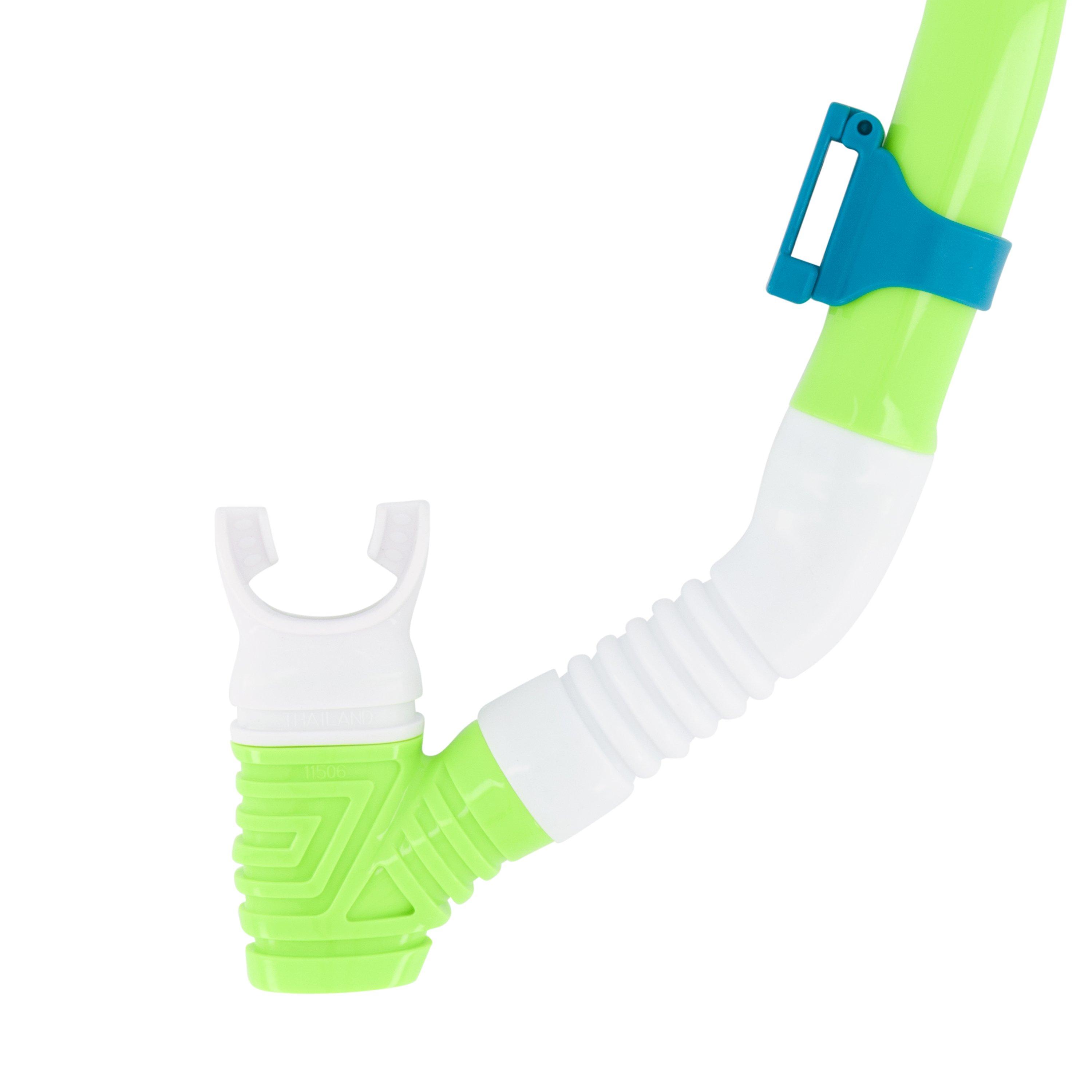 Speedo  Jr Adventure Mask Set  Green Gecko