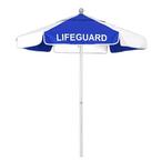 California Umbrella  6 Lifeguard Logo Umbrella Blue