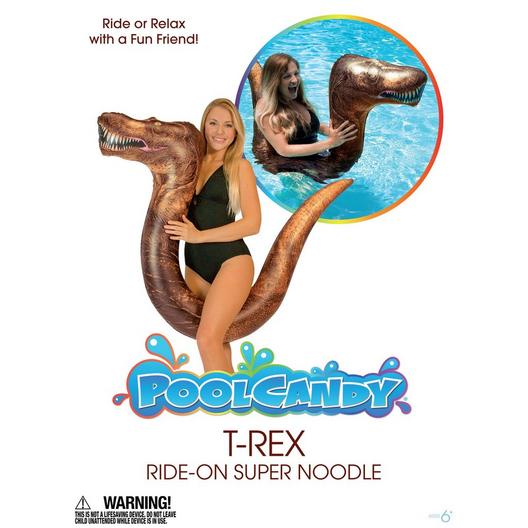 Pool Candy  T-Rex Ride-On Pool Noodle