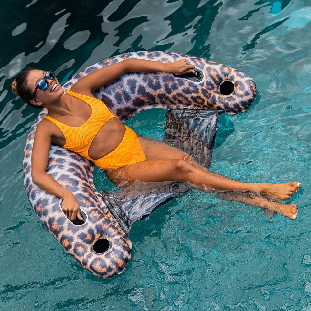 LEOPARD PRINT JUMBO SUN CHAIR