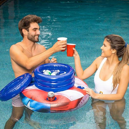 Pool Candy  Stars  Stripes Floating Drink Cooler