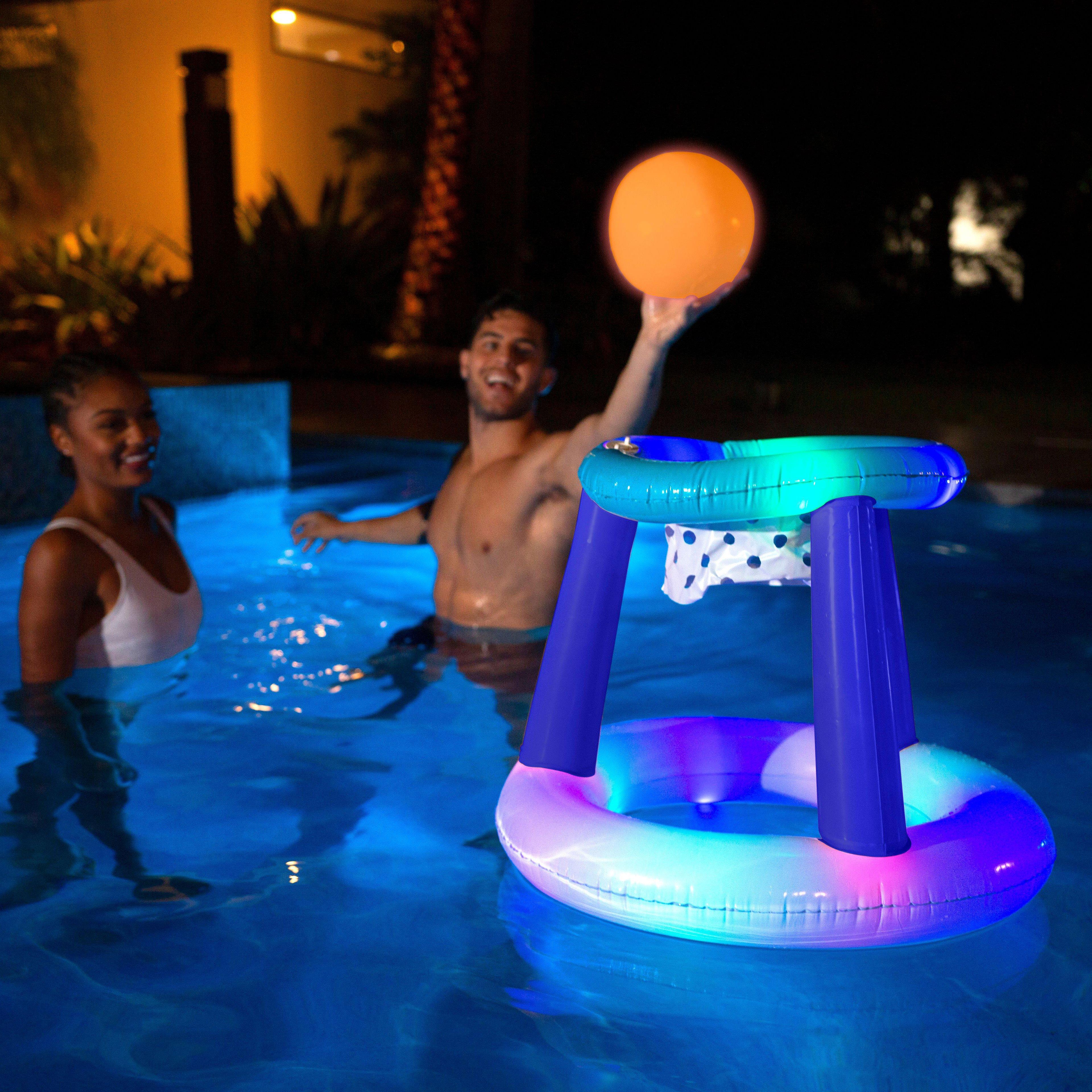 FLOATING LED BASKETBALL SET