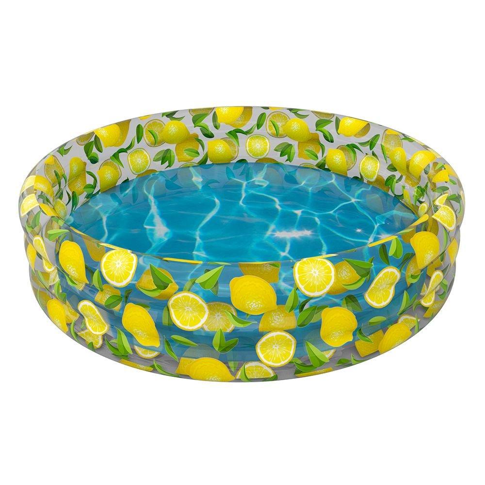 Pool Candy  Inflatable Sunning Pool Lemon Print