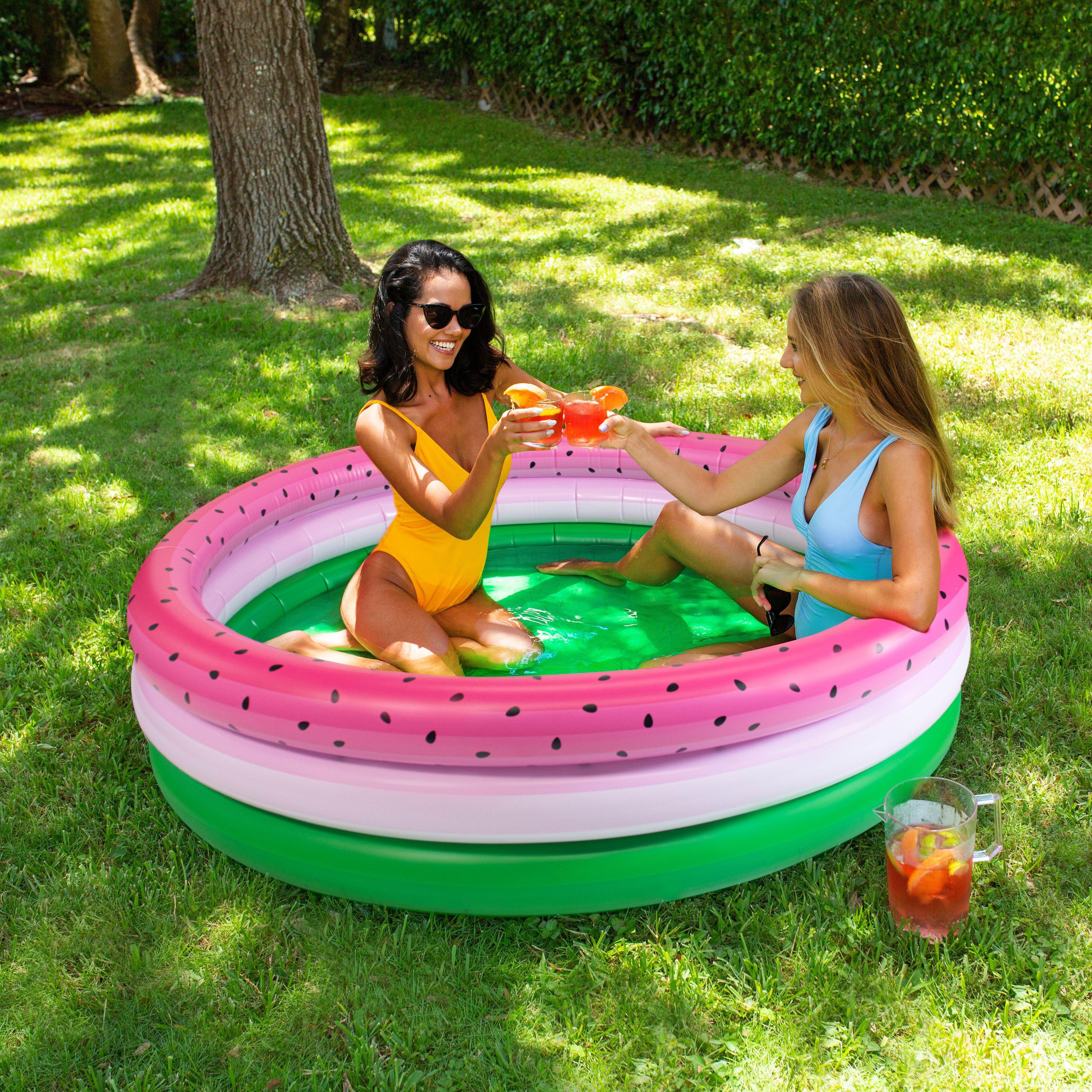 Inflatable Sunning Pool Watermelon Print