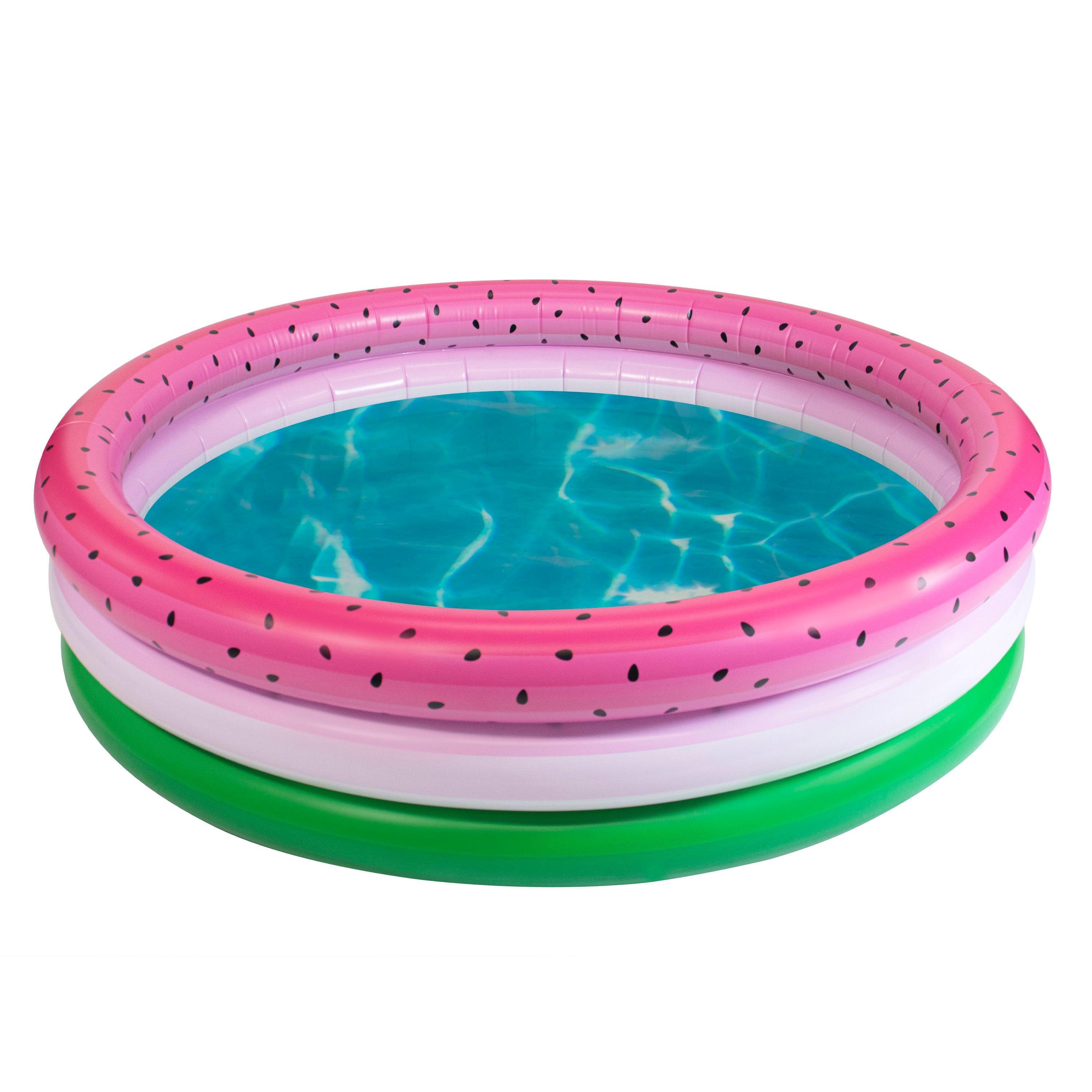 Inflatable Sunning Pool Watermelon Print
