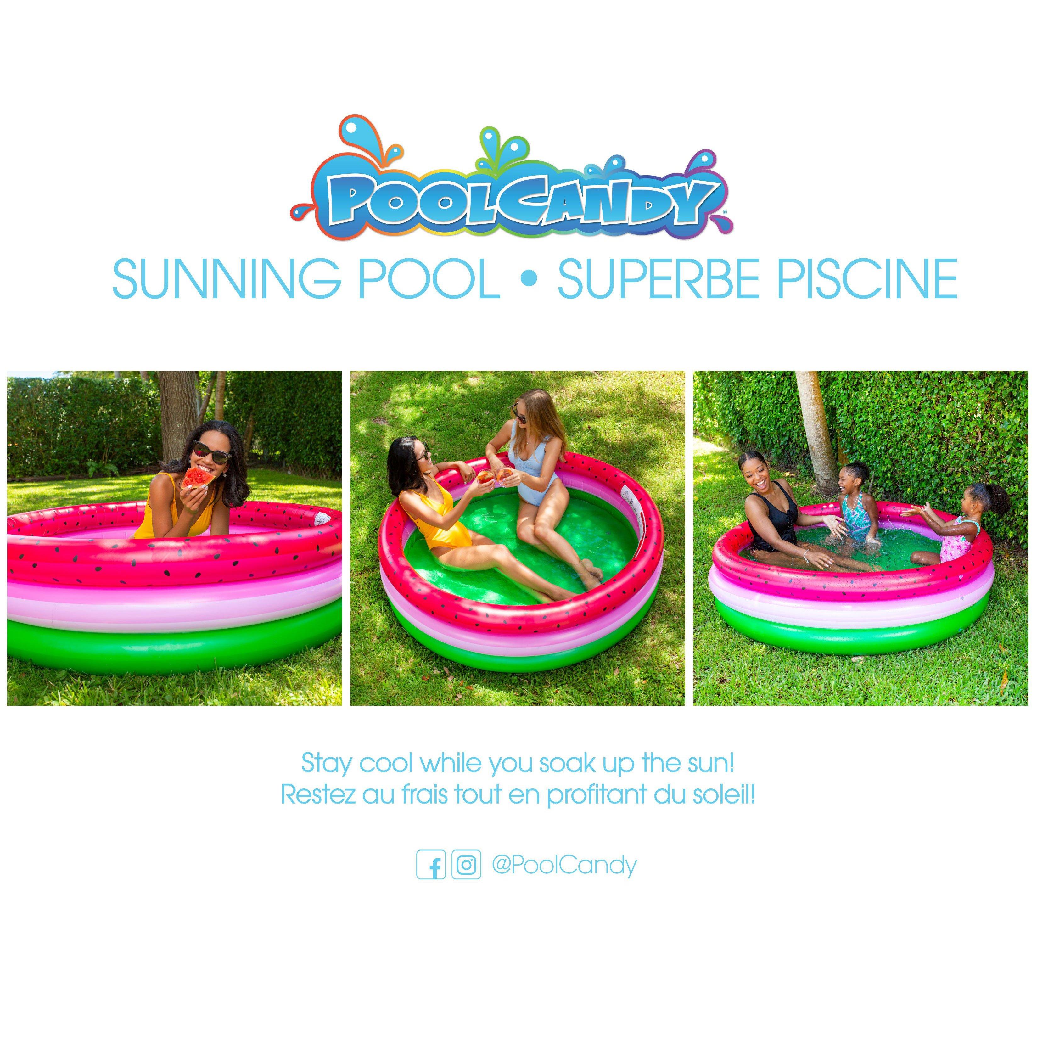 Inflatable Sunning Pool Watermelon Print