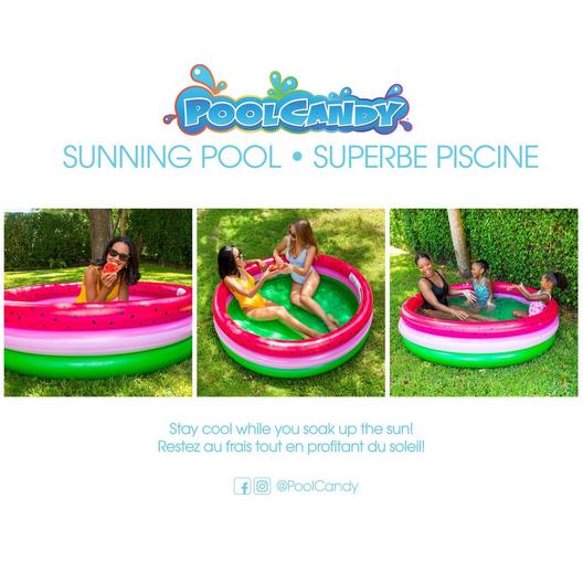 Pool Candy  Inflatable Sunning Pool Watermelon Print