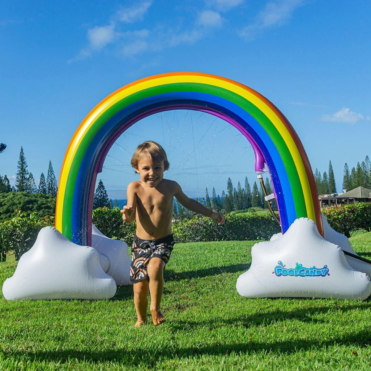 Pool Candy  Gigantic Inflatable Rainbow Sprinkler