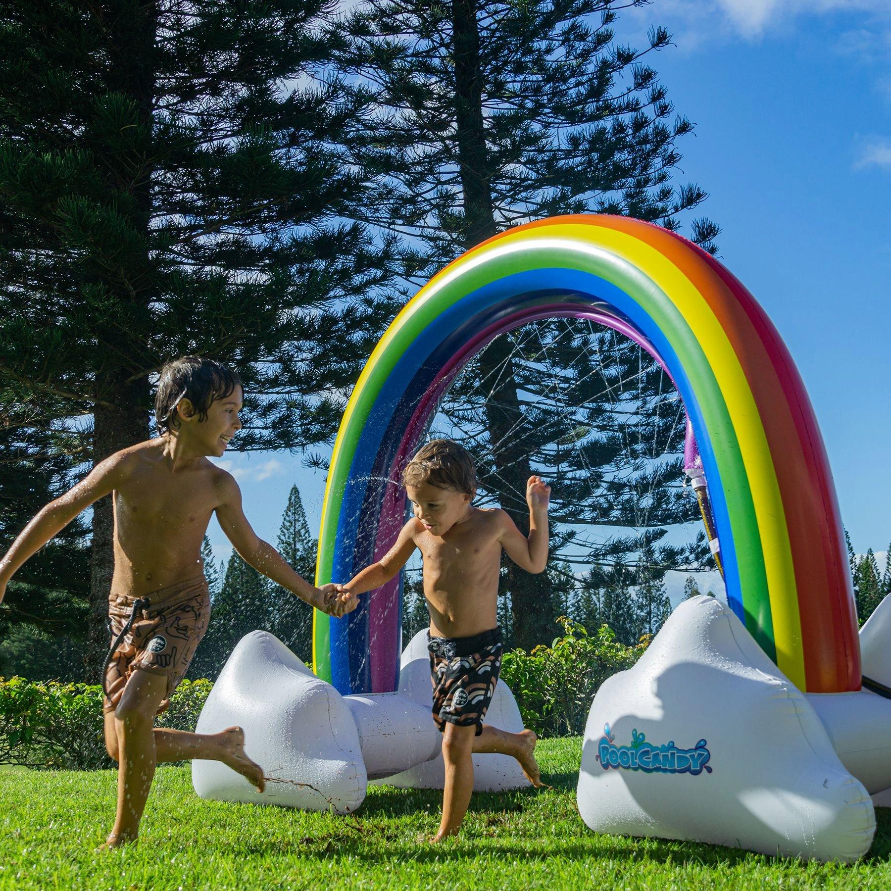 Pool Candy  Gigantic Inflatable Rainbow Sprinkler