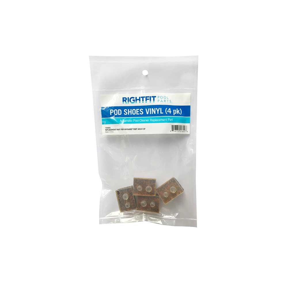 Right Fit  Replacement Pod Shoes for Vinyl Hayward Pool Vac XL/Navigator Pro 4-Pack