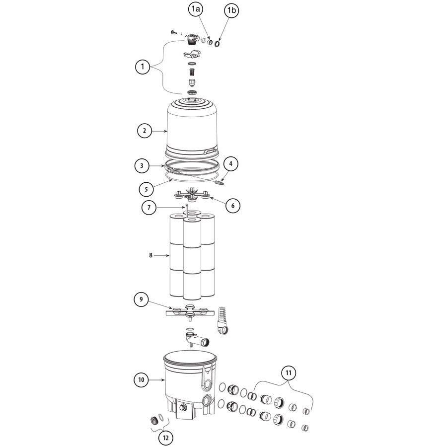 Jacuzzi JCF425 Pool Filter Parts