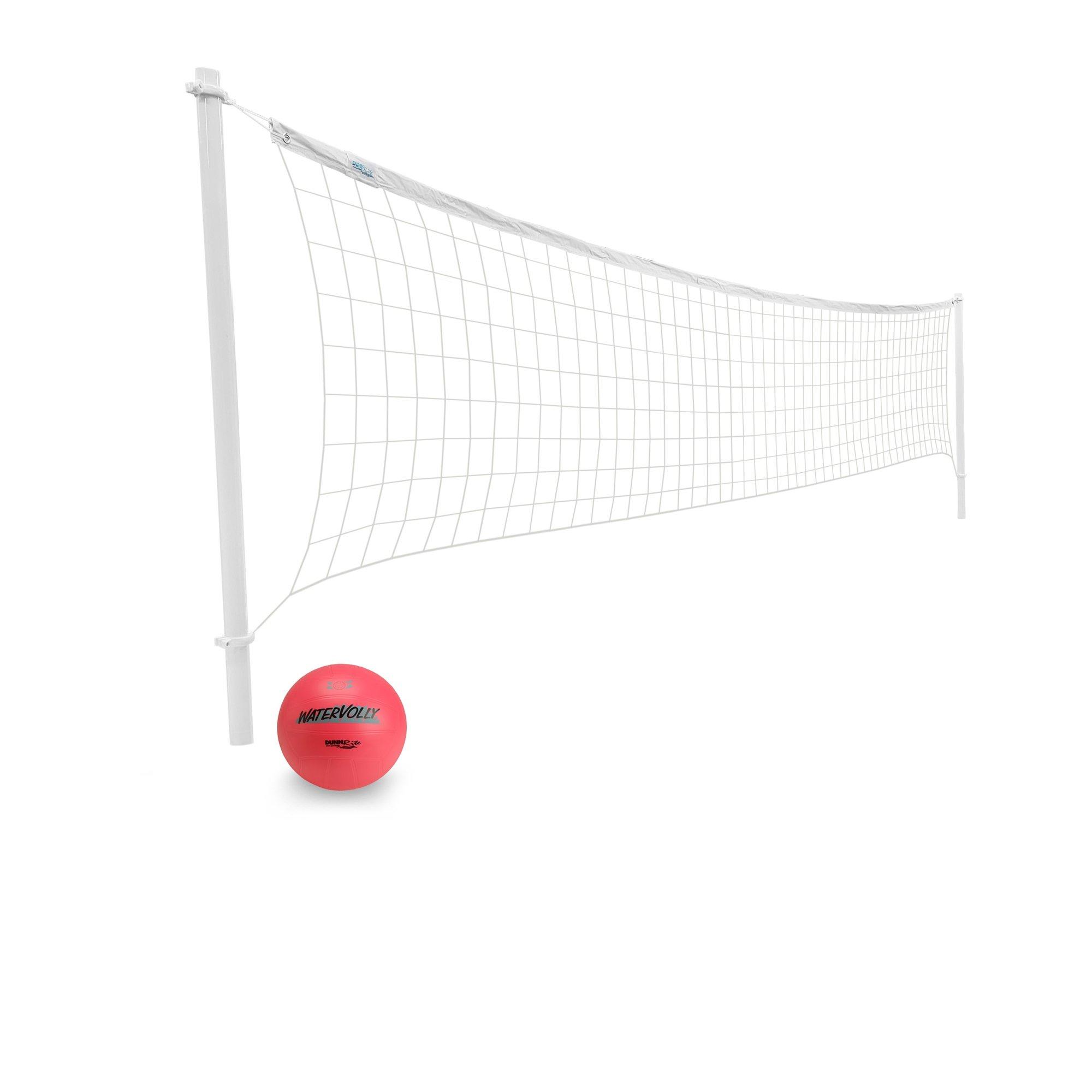 Dunn-Rite Products  DMV300 Provolly Regulation Size Pool Volleyball Set  Anchors Not Included