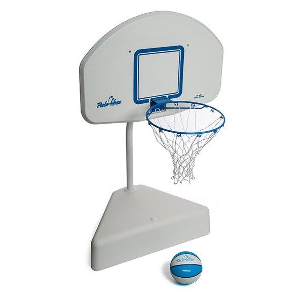 Poola Hoops Poolside Basketball Game with Ball and Net
