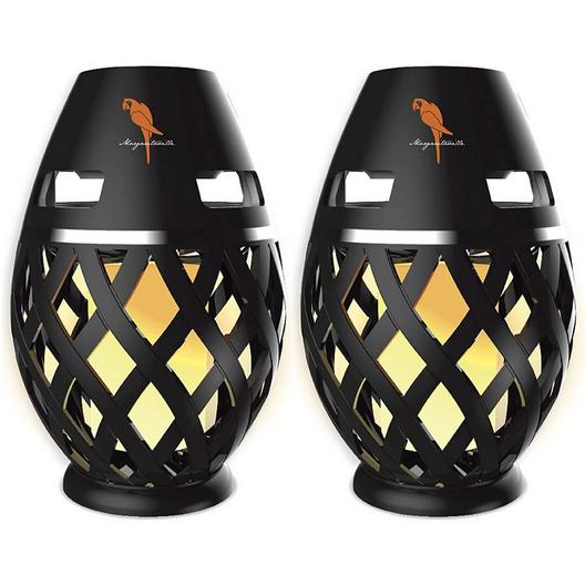 Margaritaville  Tiki Torch LED Lanterns with Bluetooth Speaker 2-Pack