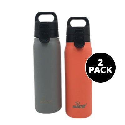 24 oz Flip Top Water Bottle, 2Pack In The Swim