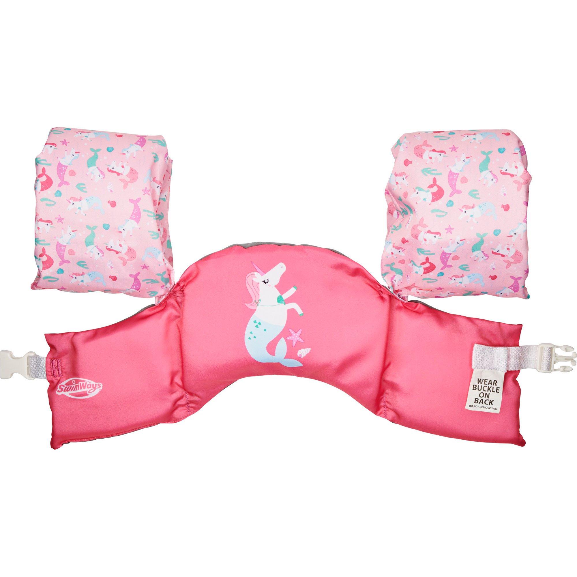 Swimways  Swim Trainer Life Jacket Pink Mermaid Unicorn