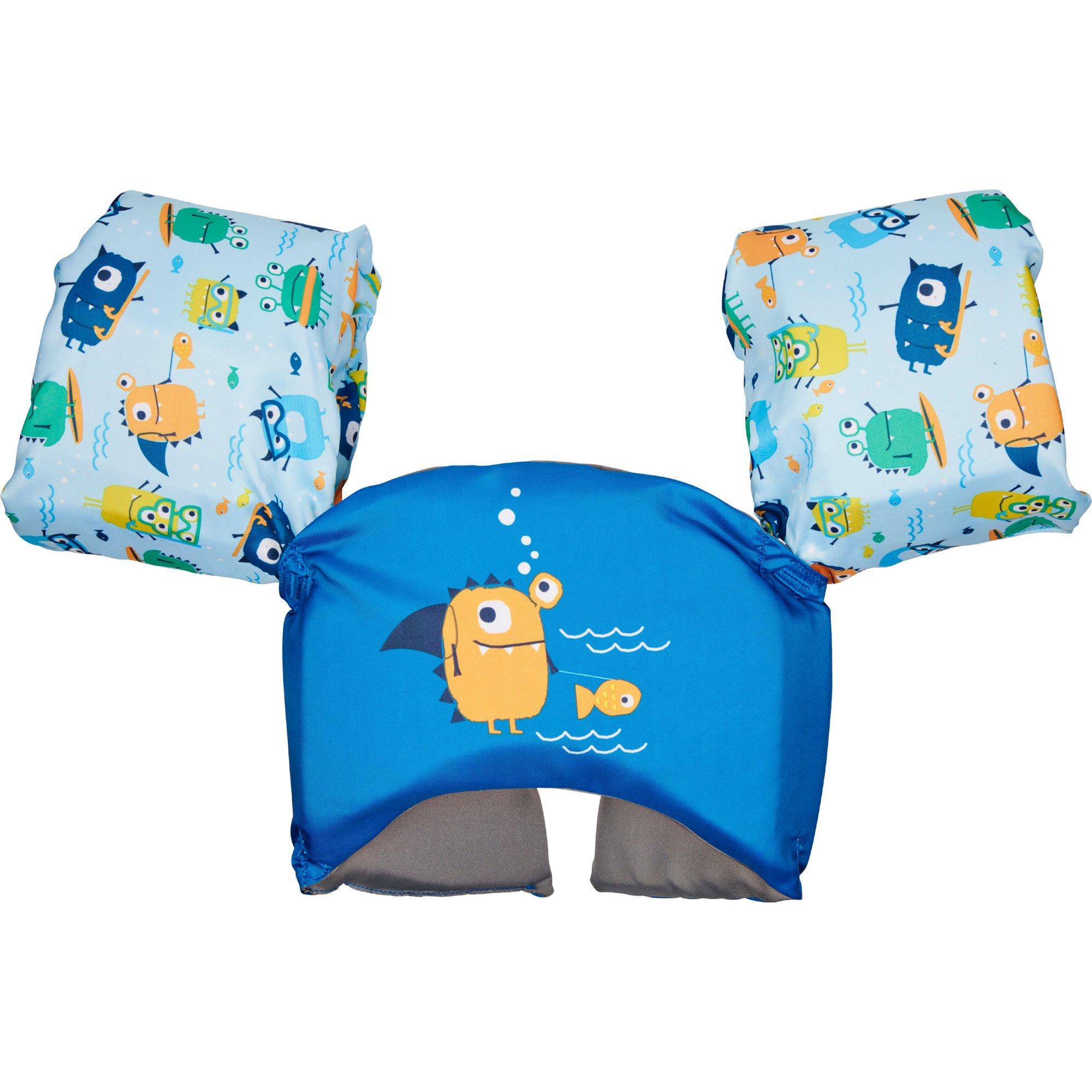 Swimways  Swim Trainer Life Jacket Blue Sea Monster