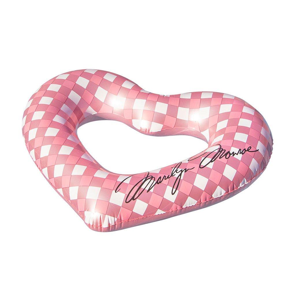 glitter heart pool float