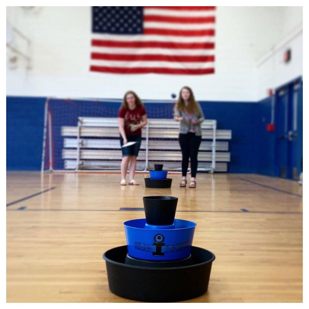 BULZiBUCKET Backyard Game, Black/Blue
