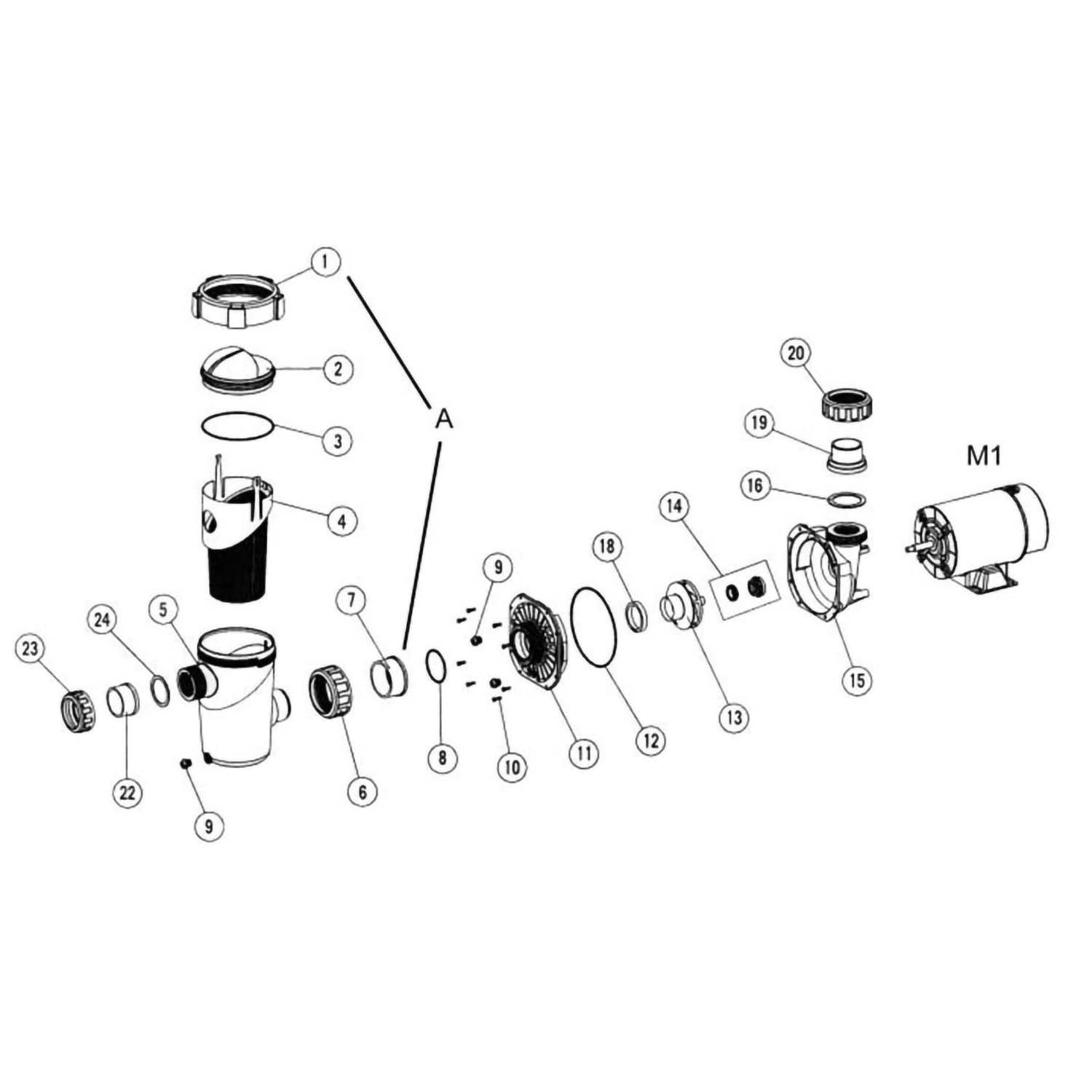 Astral Astramax Pool Pump Parts