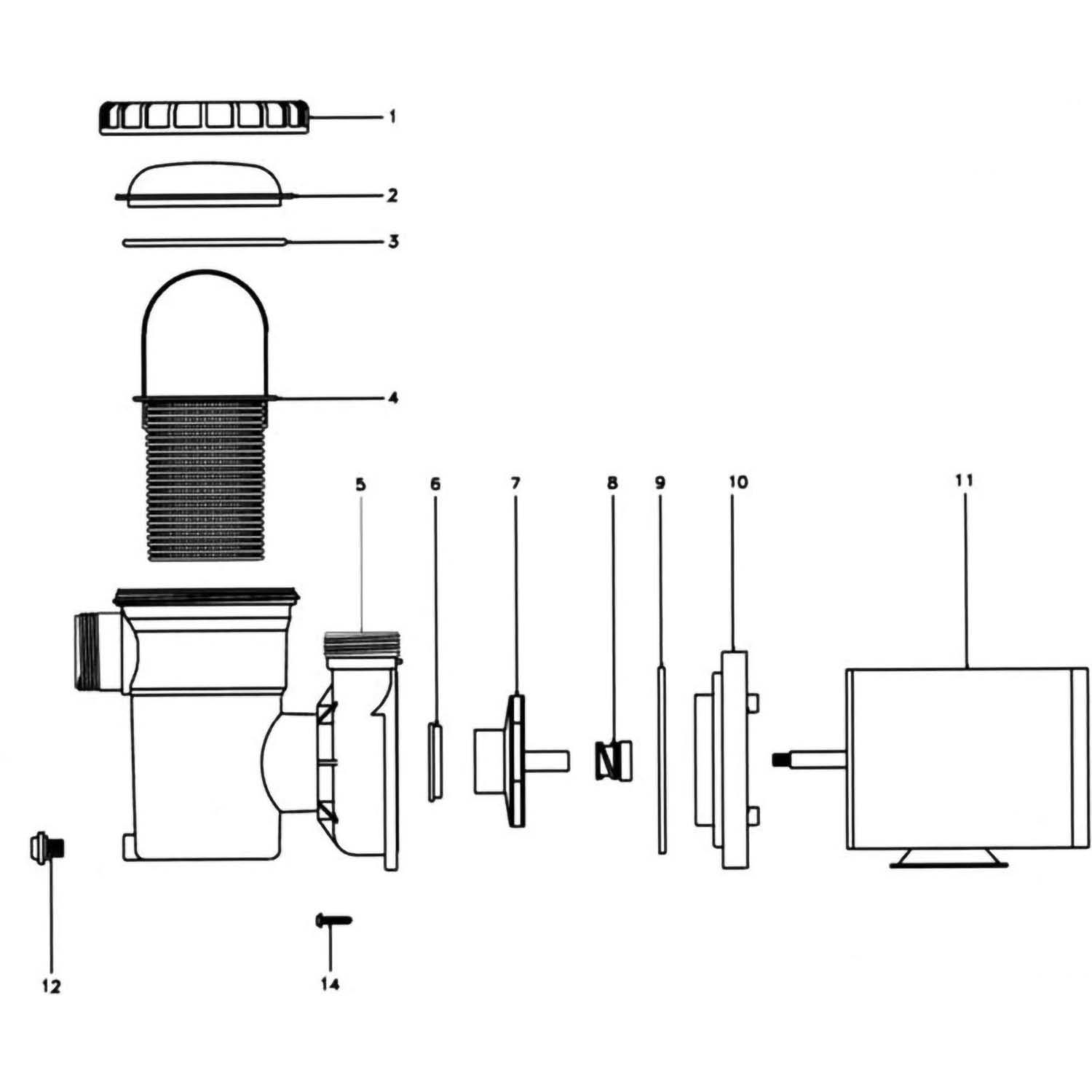 Jacuzzi B Series Pump
